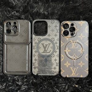 Monogram Phone Cases - Black and Brown